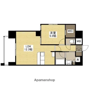 トラストコート中筋【2階】の間取り