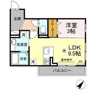 アネックス伍番館【3階】の間取り