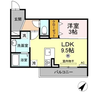アネックス伍番館【3階】の間取り