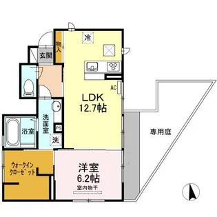 メゾン カメリア【1階】の間取り