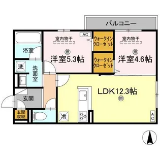 CAMPANELLA山本【3階】の間取り