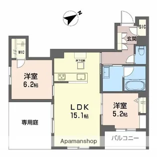 ALLUME【1階】の間取り