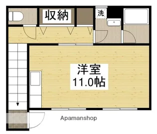 コーポ荒神Ⅰ【2階】の間取り