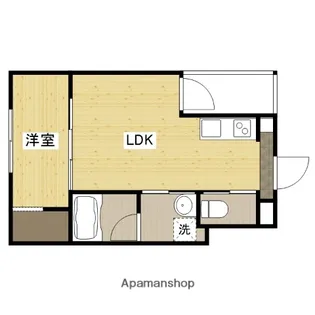 (仮称)MOVE旭園NORTH【3階】の間取り