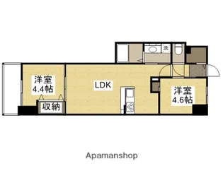 S−RESIDENCE富士見町AGLITTER【15階】の間取り