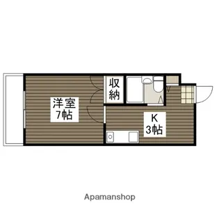 横川マンション【2階】の間取り