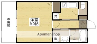 ハウスバーンフリート中山【1階】の間取り