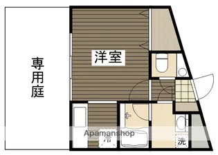 ハウスバーンフリート中山【1階】の間取り