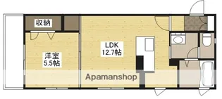 フローラ古江西【2階】の間取り