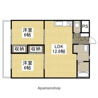 サンピア西原【1階】の間取り