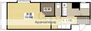 ロアール段原【8階】の間取り