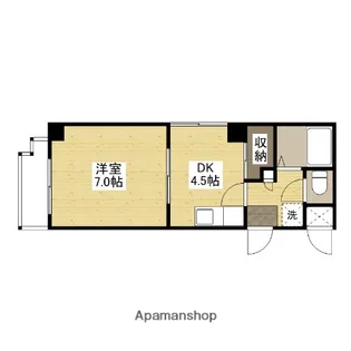 ANNEX十日市【4階】の間取り