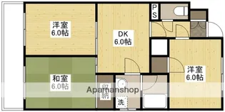 第2西村ビル【4階】の間取り