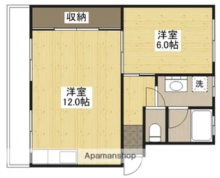 レジデンス市川【2階】の間取り