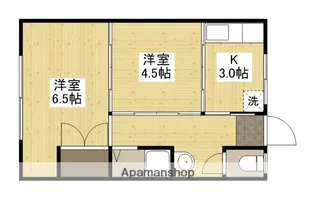 光ハイツ【3階】の間取り