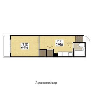 和秀舟入本町ビル【2階】の間取り