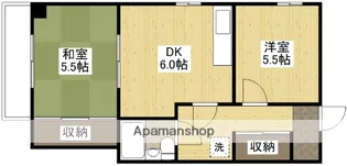レジデント清水【4階】の間取り