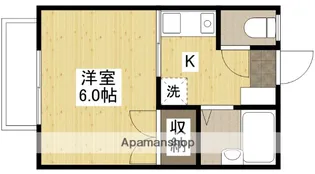 パークハイツ西蟹屋【1階】の間取り