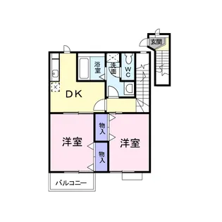 エトワールパルク エスト【2階】の間取り
