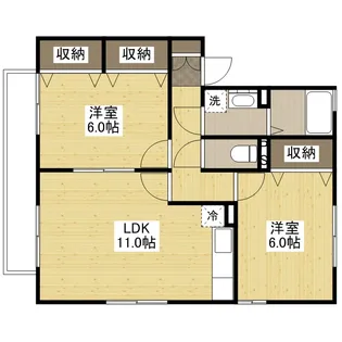 アネックス 壱番館【2階】の間取り