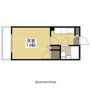 第3松岡ビル【4階】の間取り