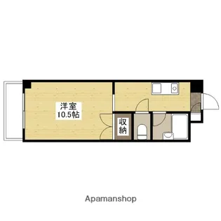 グリーンルージュ旭山【2階】の間取り