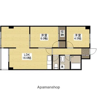 ウイング88【4階】の間取り