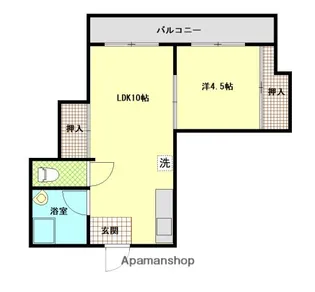 平和ビル【7階】の間取り