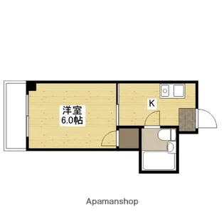 第3野地ビル【4階】の間取り