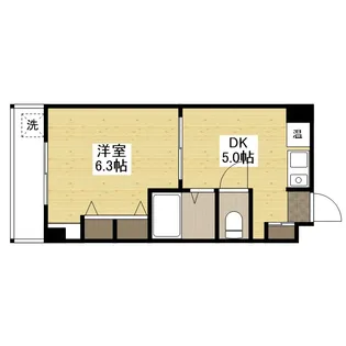 メゾン安川【5階】の間取り