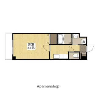 ボヌールポルト【3階】の間取り