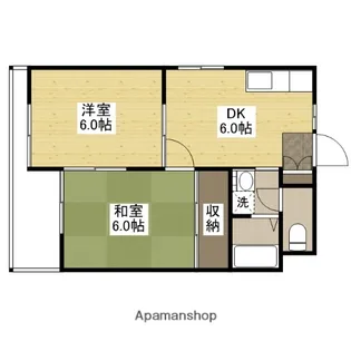 ベルメゾン田方【3階】の間取り