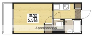 グリンハウス三篠【4階】の間取り