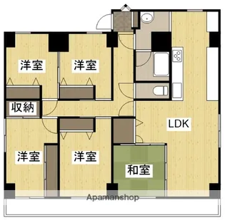 Sビル宇品御幸【4階】の間取り