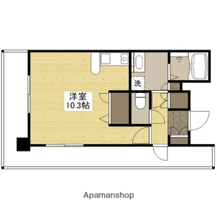 ランドマークシティ相生橋【3階】の間取り