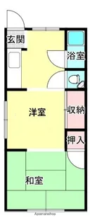 平和マンション【4階】の間取り