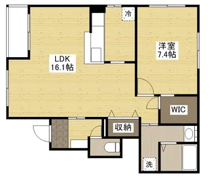 サンガーデン【1階】の間取り