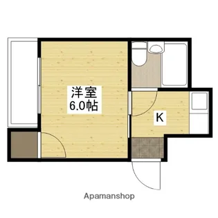 広島県広島市西区三篠北町【マンション】の間取り
