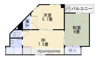 第2今井ビル【4階】の間取り