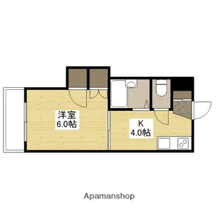 第1下原ビル【4階】の間取り