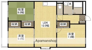 プリンスビル【3階】の間取り