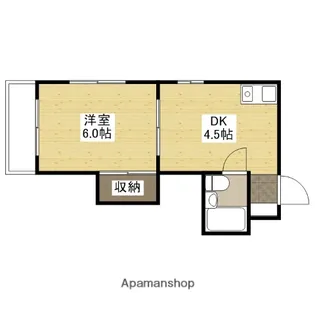 レジデンスⅡYASUDA【2階】の間取り