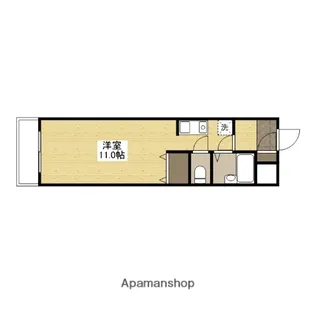 ロワールタケウチ【1階】の間取り