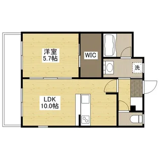 GREEN STREET 壱番館【302号室号室】の間取り