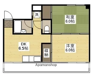 坪石ビル【4階】の間取り