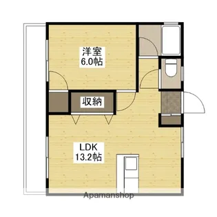 江島マンション【3階】の間取り