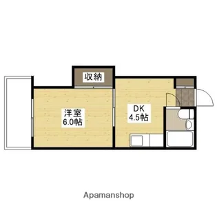 中島ビル【4階】の間取り