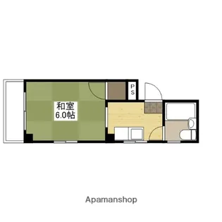 タウニー城北【3階】の間取り