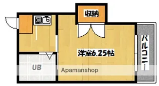 てるおかビル【4階】の間取り