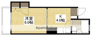 DICEBLDG.中広町(旧 片山ビル)【4階】の間取り